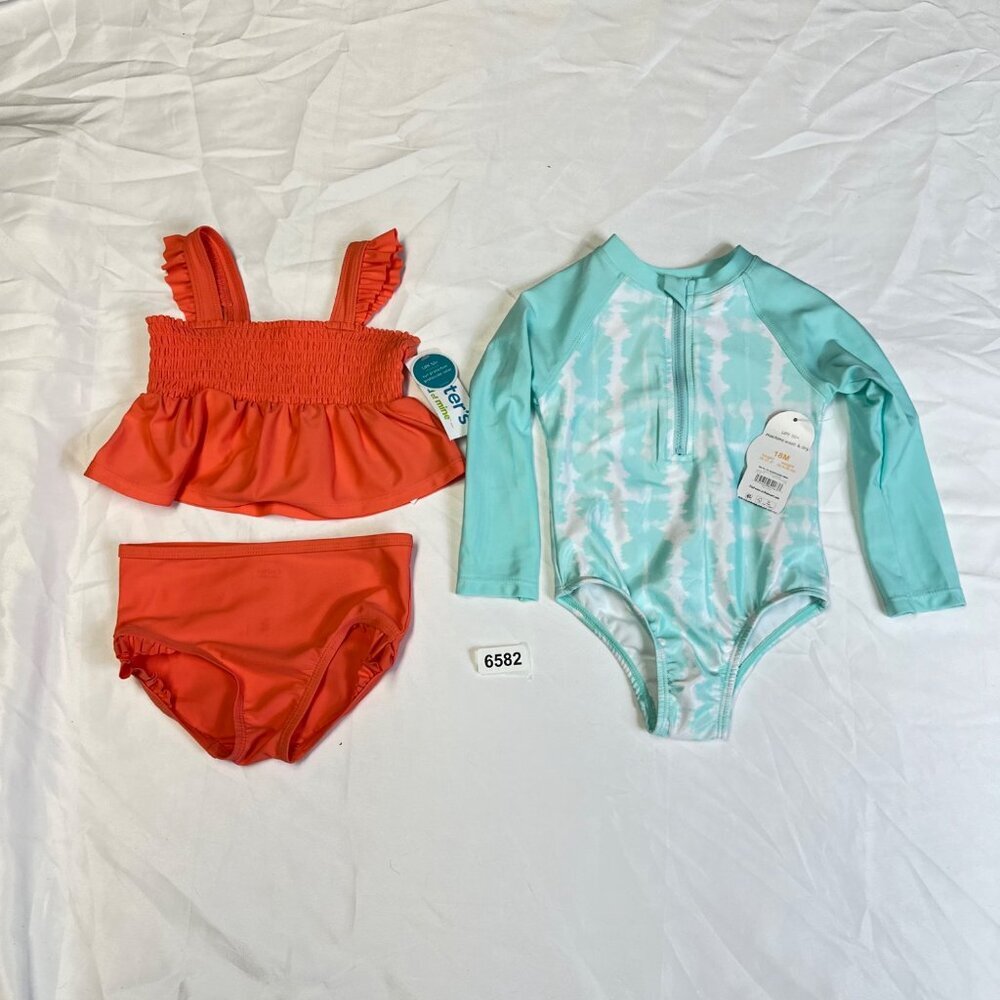carters/ wonder nation  bundle 18 month nwt bathin suits
